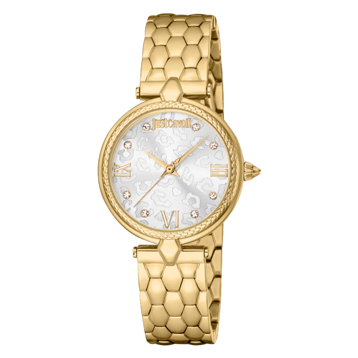 MONTRE JUST CAVALI FEMME SIMPLE ACIER